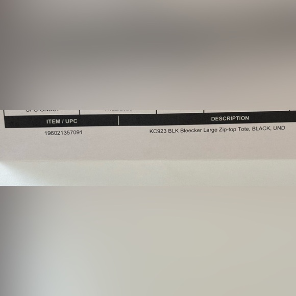 Kate Spade Black Zip-Top Tote - Picture 11 of 11